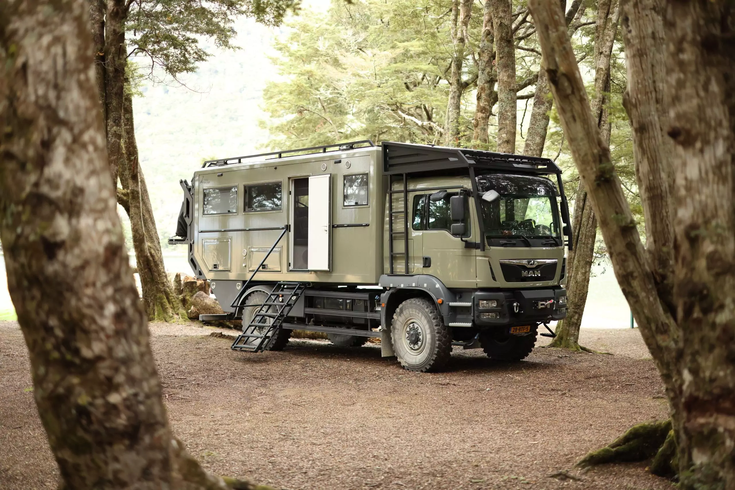 expedition truck in New Zealand